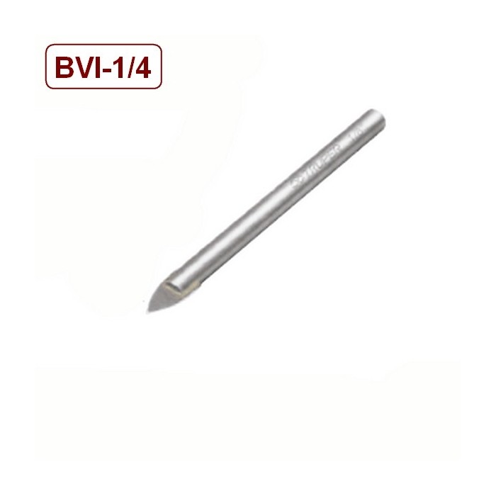 BROCA PARA VIDRIO Y AULEJO TRUPER 1/4  2"  BVI-1/4 11702