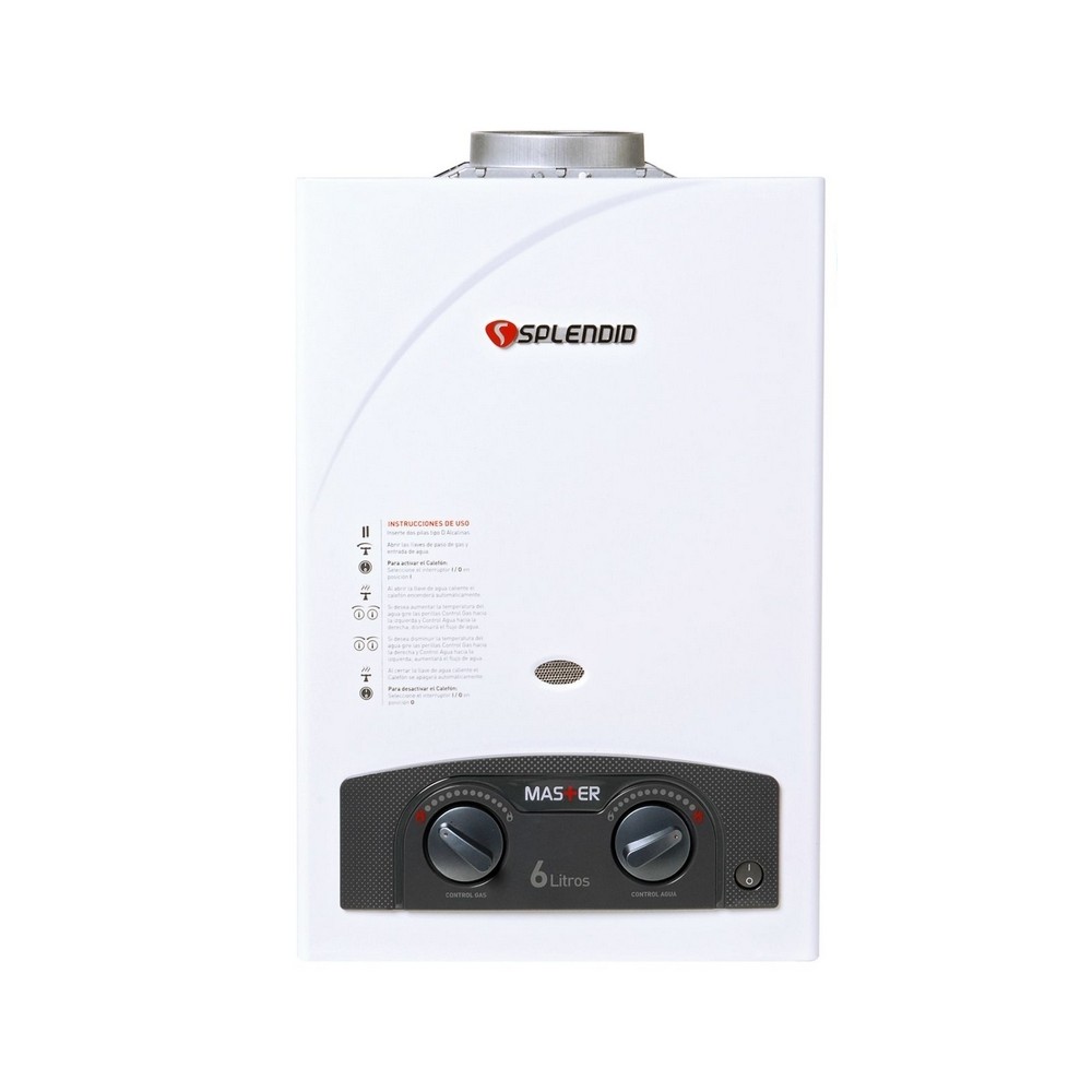 CALEFONT SPLENDID MASTER IONIZADO 6.0 LITROS - GAS LICUADO