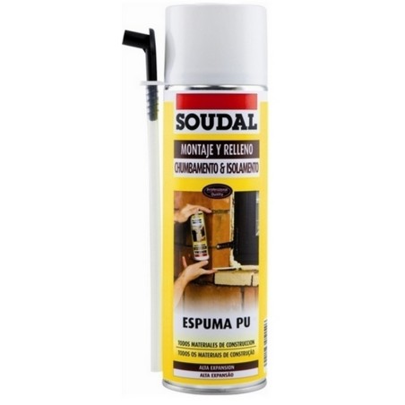 ESPUMA POLIURETANO SOUDAL 750 ML