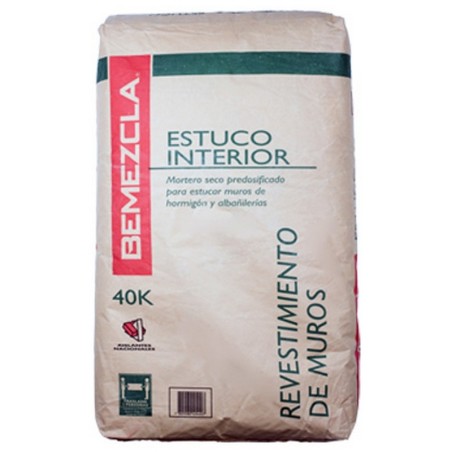 ESTUCO INTERIOR AISLANTES NACIONALES - 40 KILOS