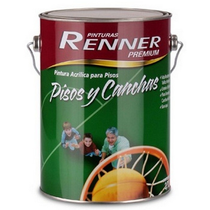 PINTURA PISOS Y CANCHAS RENNER - BLANCO