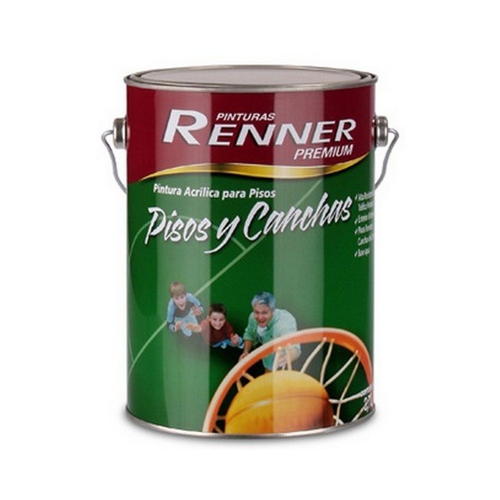 PINTURA PISOS Y CANCHAS RENNER - BLANCO