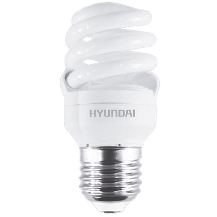 AMPOLLETA AHORRO DE ENERGÍA HYUNDAI E27 ESPIRAL 9W 