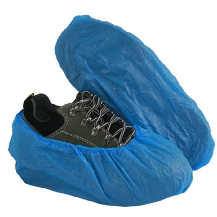 CUBRECALZADO DESECHABLE AZUL  (50 PARES)