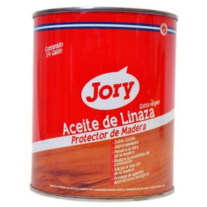 ACEITE LINAZA JORY 1/4 GALON