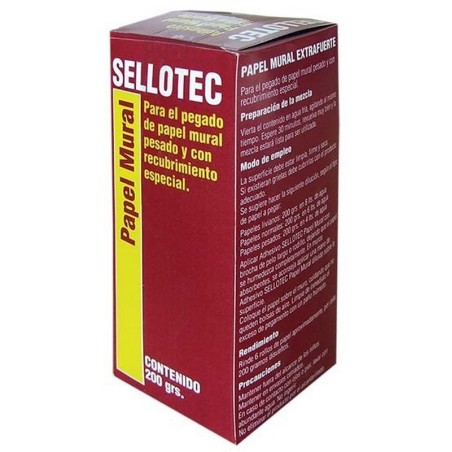 ADHESIVO PAPEL MURAL SELLOTEC CAJA 200 GR