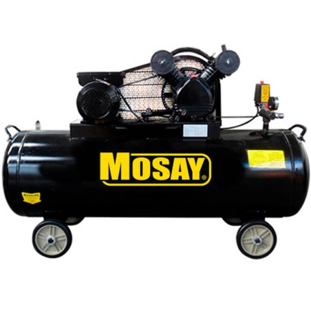 COMPRESOR DE POLEA MOSAY 3HP 200 LITROS