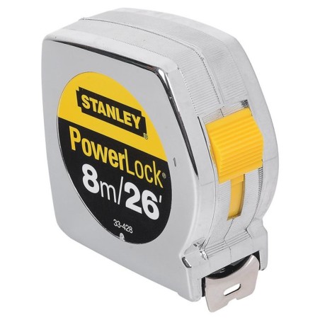 HUINCHA STANLEY POWERLOCK 33-428  8 MTS. X 25 MMS