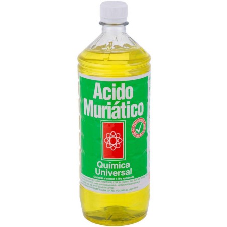 ACIDO MURIATICO QUIMICA UNIVERSAL  1 LITRO