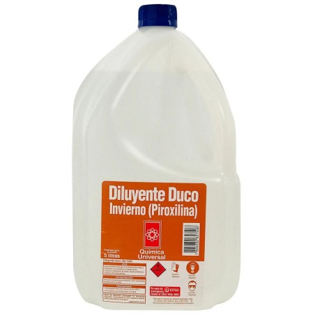 DILUYENTE DUCO INVIERNO PIROXILINA QUIMICA UNIVERSAL 5 LITROS