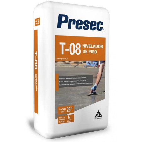 NIVELADOR DE PISO PRESEC T-08 25 KILOS