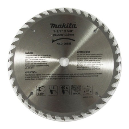 DISCO SIERRA MAKITA 40 DT 71/4 D-20688