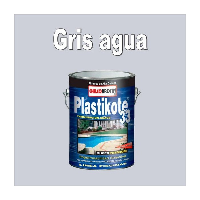 PLASTIKOTE 33 GRIS AGUA GALÓN