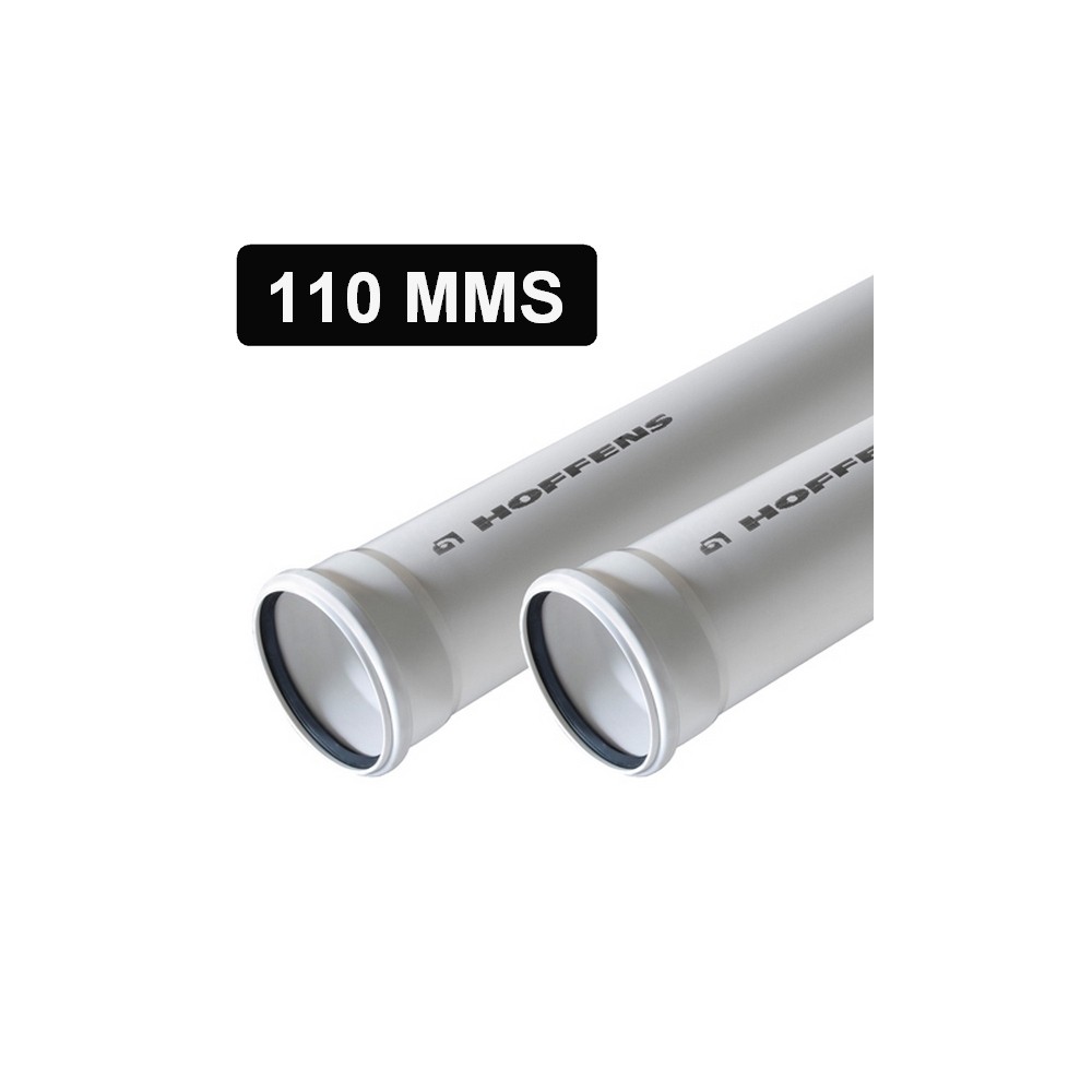 TUBO PVC BLANCO 110 MMS 6 MTS