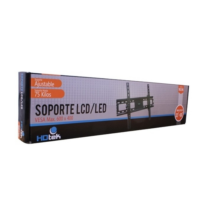 SOPORTE UNIVERSAL HDTEK 90196 AJUSTABLE LCD/LED 32-60", MAX. VESA 600X400, 75KG. 